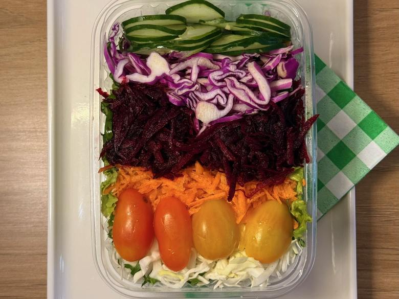 Salada Natbox colorida